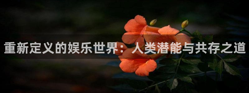 南宫NG.ccm官网版：重新定义的娱乐世界：人类潜能与共存之道