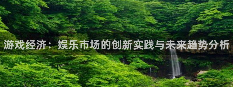 南宫NG体育用品：游戏经济：娱乐市场的创新实践与未来趋势分析